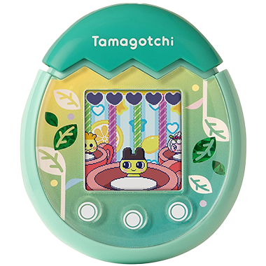 tamagotchi pix green transparent